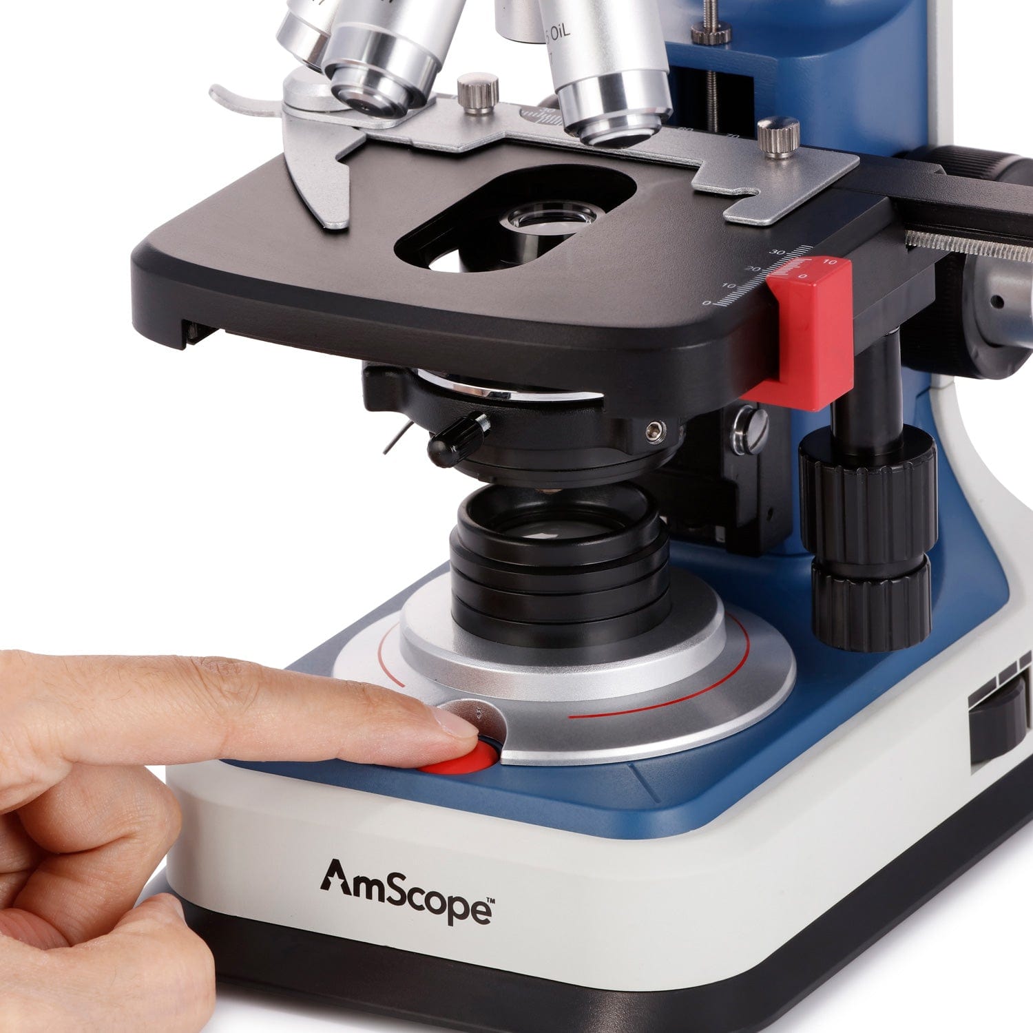 Microscope Compound 40X - مجهر مركب ثنائي العينية للطلاب من