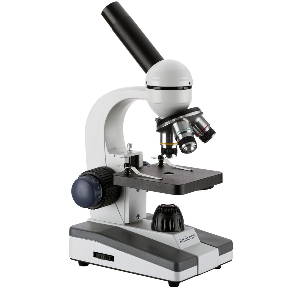 مجهر أحادي العين محمول من سلسل - مراجعة Microscope Compound 40X وسعره