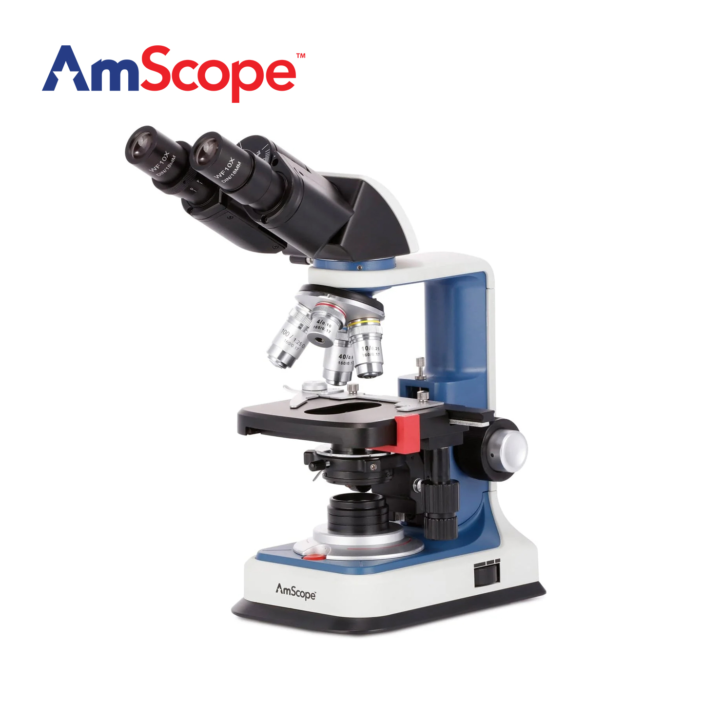 مجهر مركب ثنائي العينية للطلاب - مراجعة Microscope Compound 40X وسعره