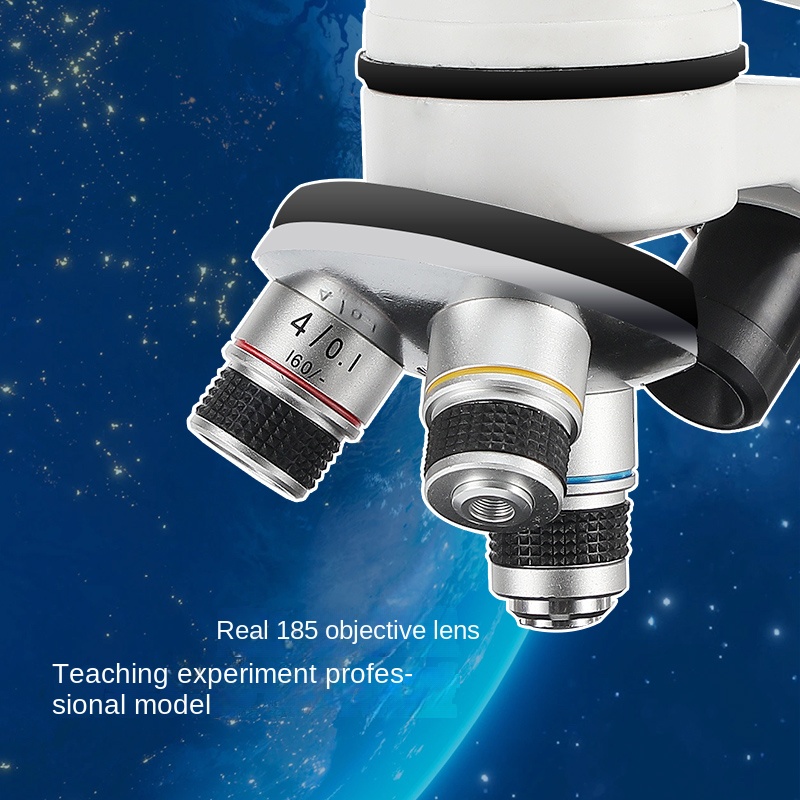 مجهر مركب ثنائي العدسة بتكبير  - مراجعة Microscope Compound 40X وسعره