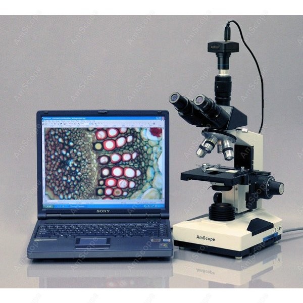مجهر بيولوجي ثلاثي العدسات من  - مراجعة Microscope Compound 40X وسعره